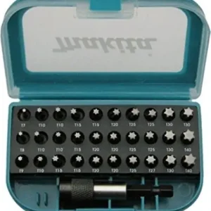 Turvallinen Maksu Ruuvikärkisarja Makita P-73352 TORX, 31 kpl