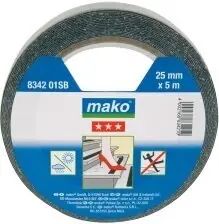 Liukumaton nauha portaille Mako, 25 mm x 5 m, musta Pikatoimitus