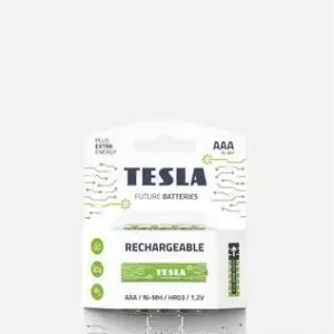 Alennettu Tesla Batteries AAA Green + paristot, 4 kpl.