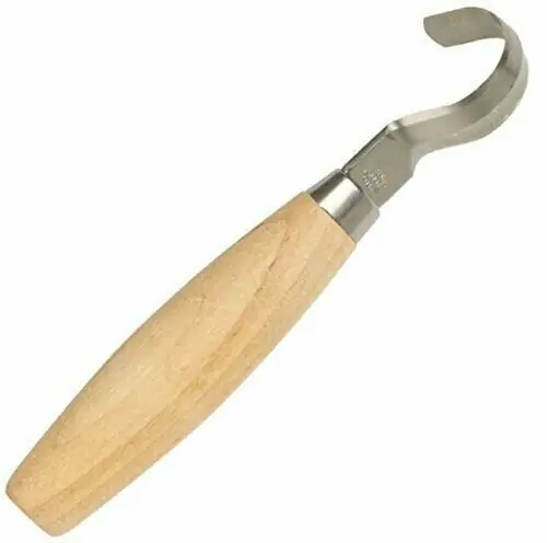 Alennus Muovausveitsi Morakniv® 162, säde 15 mm, terävä terä molemmin puolin, ruostumaton teräs, nahkakotelo