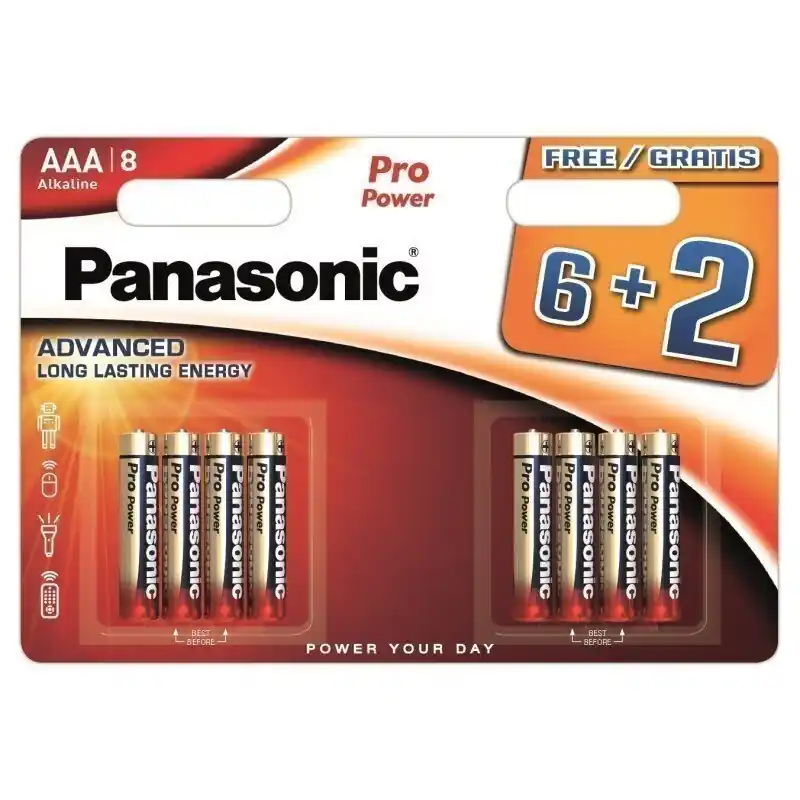 Panasonic LR03PPG/8B (6+2) akut Viimeinen Mahdollisuus
