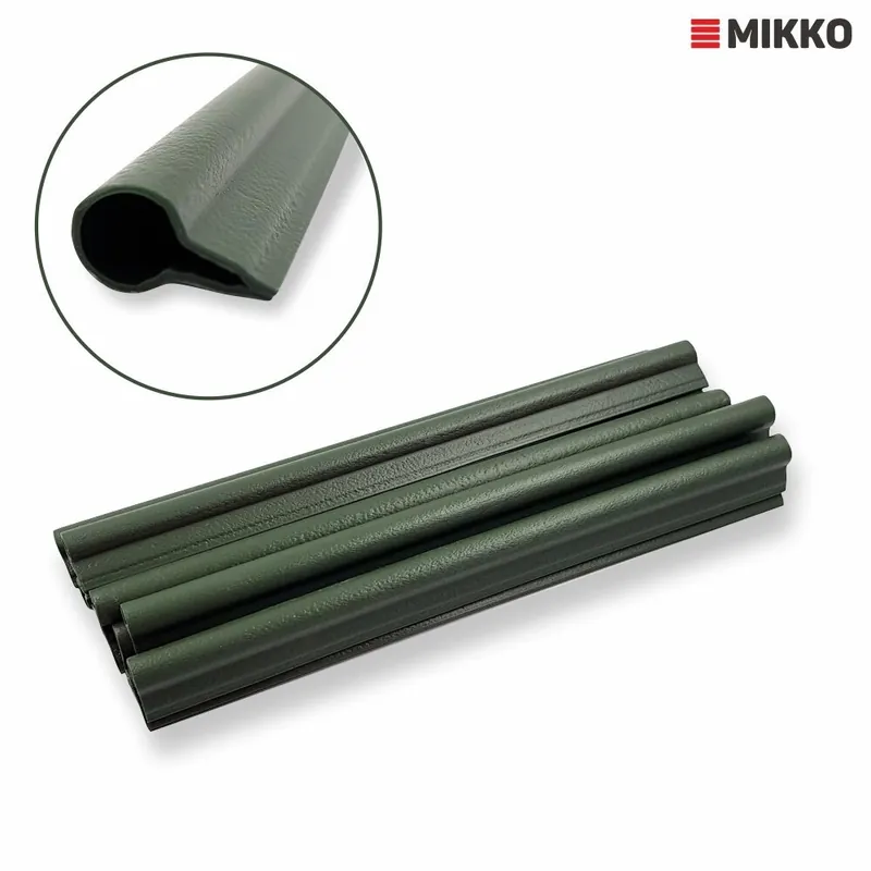 Tehdashinta Aitanauhakiinnikkeet MIKKO Rattan 190 mm (10 kpl), MK-12 (vihreä) 190 mm (10 kpl)