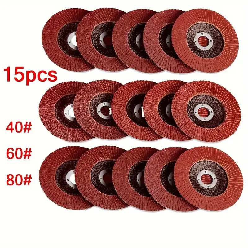 15 kpl LÄPPÄ HIOMA HIOMALEVYT 115mm 4.5 40 60 80 KARHEUS KULMALEVYT. Kampanjahinta