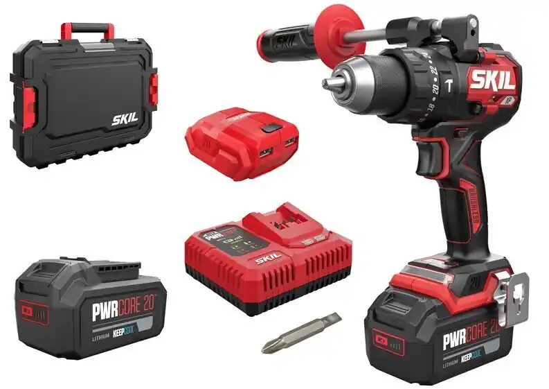 Halpa Hinta Akkuiskuporakone Skil 3085HB XP 20V, akulla ja laturilla