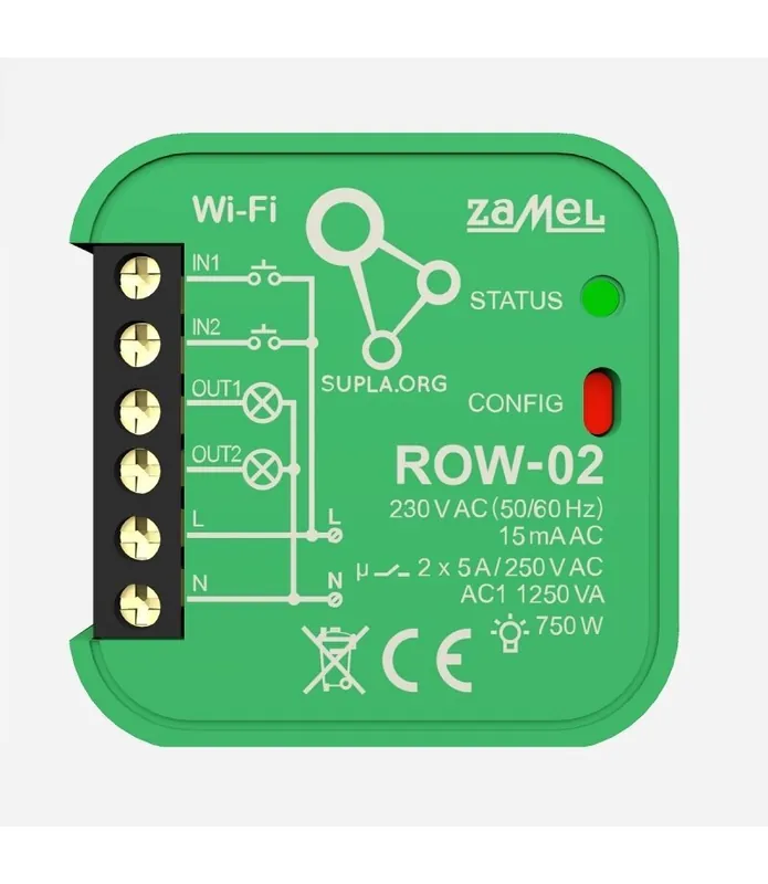 Zamel Supla Srw-01 Wifi-ohjain rullaverhoille Eniten Myyty