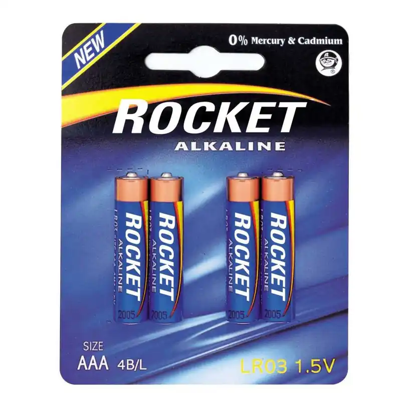 Halpa Paristot Rocket Alkaline AAA, 4 kpl