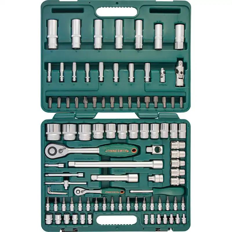 Työkalusarja 1/4″DR 4-14 mm ja 1/2″DR 10-32 mm, 94 kpl S04H52494S Jonnesway Alennettu Hinta