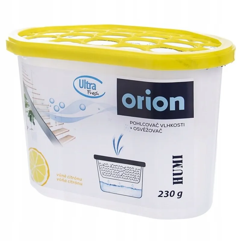 Kosteuden imeytyjä - Ultra Fresh - 230g - Sitruuna - Homeenesto - Huoneeseen jopa 20m² Edullinen