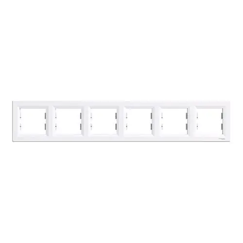 Schneider Asfora 6-paikkainen runko valkoinen Eph5800621 Kausialennus