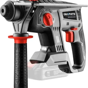 Akkuporavasara SDS + ilman harjaa, 18V, grafiitti, 58G027 Edullinen Hinta