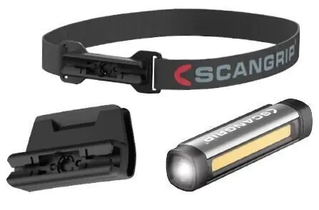 Joustava työvalo Scangrip FLEX WEAR KIT, 150lm, ladattava, IP20 Halpa