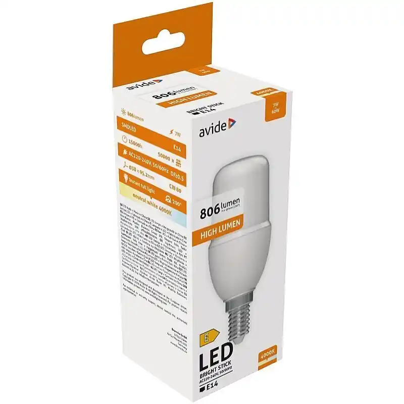 Merkkituote LED-lamppu Avide 7W T37 E14 4000K