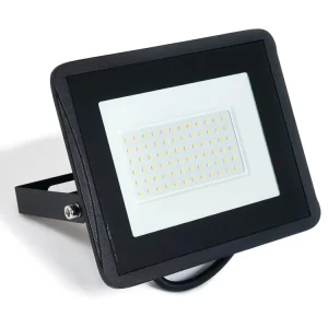 Halpa Hinta Valonheitin - LED halogeeni 50W - Musta - Neutraali valkoinen (4500K)