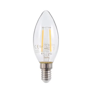 Pakollinen (Must-Have) LED-lamppu E14 2W hehkulanka - Lämmin valkoinen (2700K)