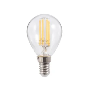 Heti Saatavilla LED-lamppu E14 6W hehkulanka - Lämmin valkoinen (2700K)