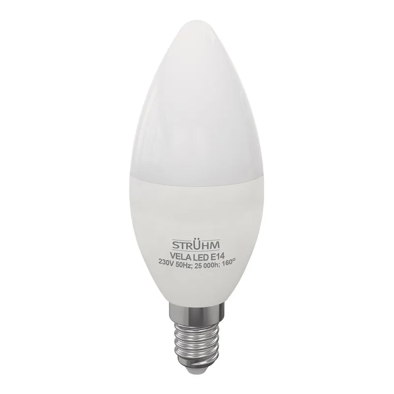 VELA LED e14 8w ww 710 lm smd LED-lamppu Strühm 108x38x38mm Älä Missaa