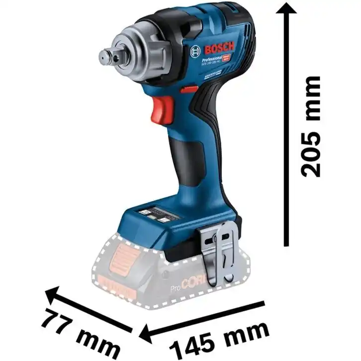 Akkutörmäysavain GDS 18V-330 HC Professional soolo Superhinta
