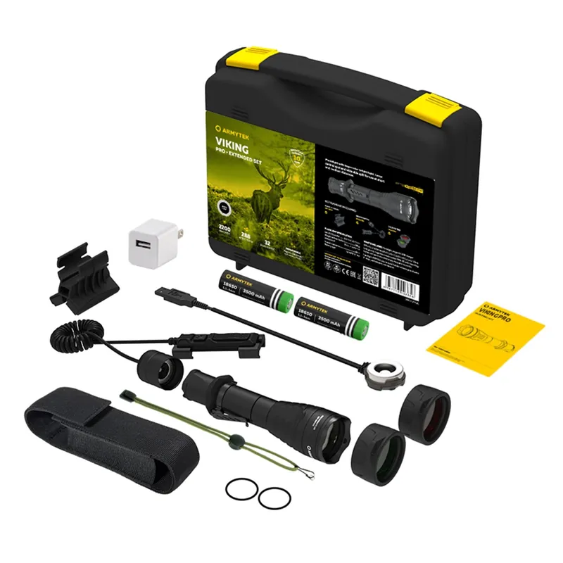 Viimeinen Mahdollisuus Armytek Viking Pro taskulamppu Extended Kit
