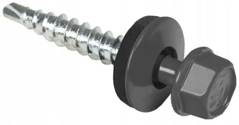 Itseporautuva ruuvi kattopeltien kiinnittämiseen puuhun 4.8x35mm 100kpl 100kpl Edullinen Hinta