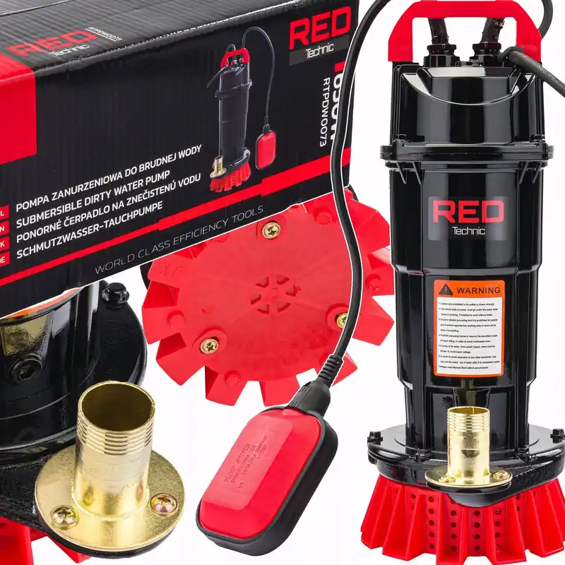 Edullinen Sadevesipumppu Red Technic RTPDW0073, 650W, 8000 l/h