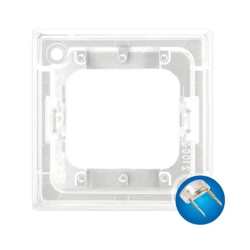 Ospel Aria blue - valaistuselementti LED-kolmiokytkimille ZP-4UN, biały Uutuus