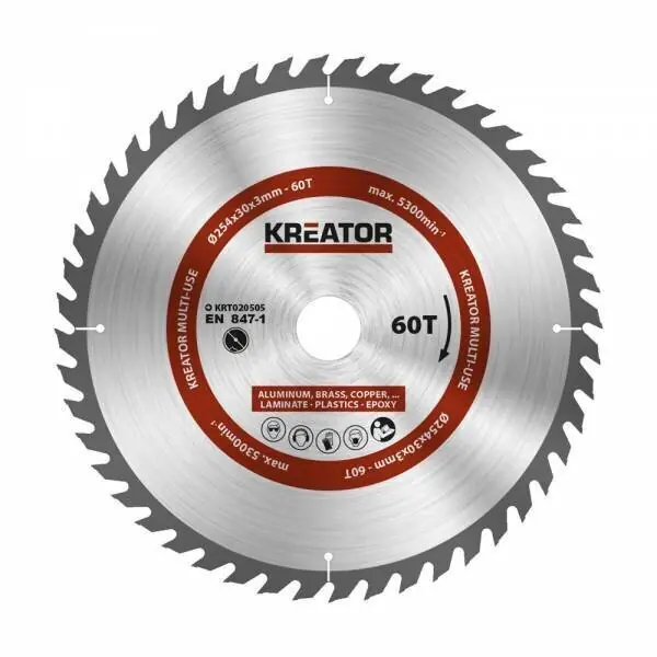 Yleissahanterä 254 mm. Viikonlopputarjous
