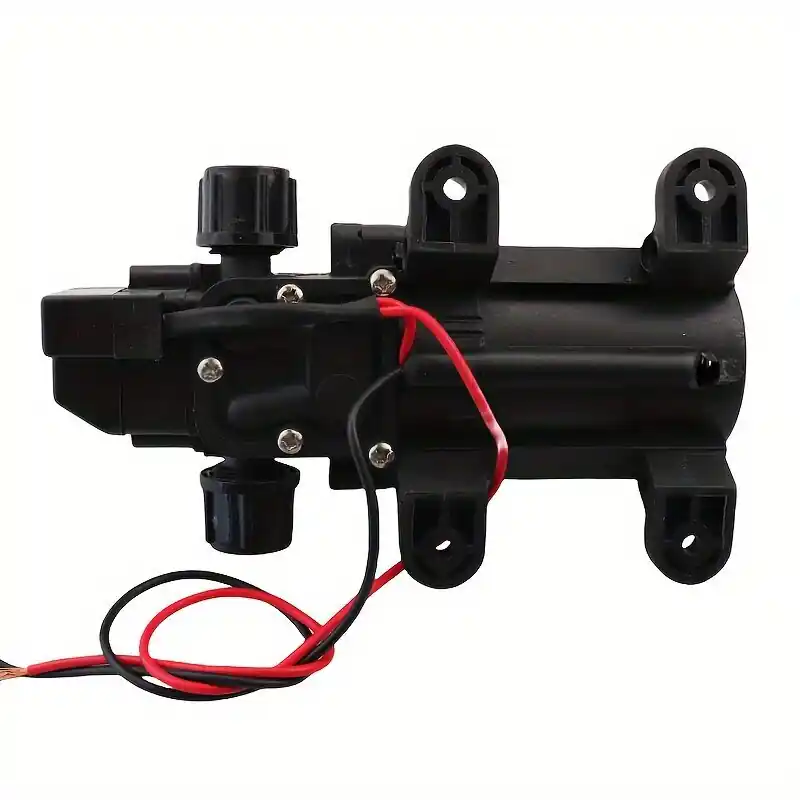 Osta Verkossa DC 12V 130PSI Korkeapaine Kalvopumppu - Mikro Sähkövesipumppu - Itseimevä Pumppu - Automaattinen Katkaisija - Autonpesu