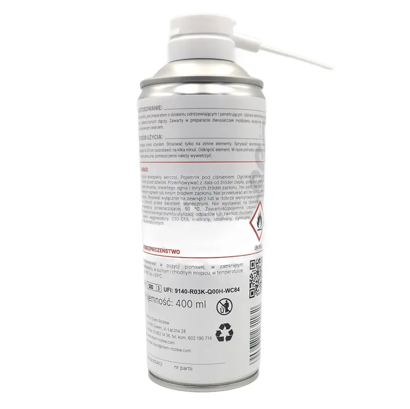 Chem-Rozlew MOS2 Penetrol ruosteenpoistoaine - 400 ml Viimeinen Mahdollisuus