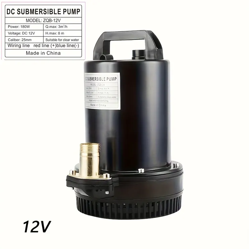 Tarjoushinta Aurinkovesipumppu Syväkaivopumppu DC12V Maatila Puutarha Kastelu 180W., 12V