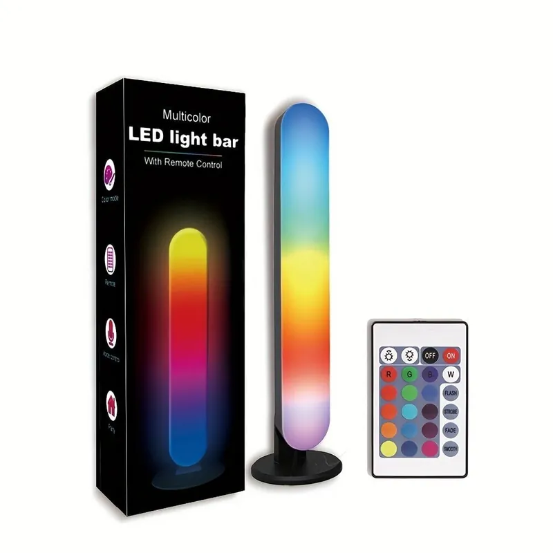 1/2kpl LED Nauhalamput Huoneeseen, 24 Avain IR Kaukosäädin RGB Pelivalot TV n Ympäristövalaistus Musiikkisynkronointi., 1vnt RGB šviesos juosta Osta Verkossa