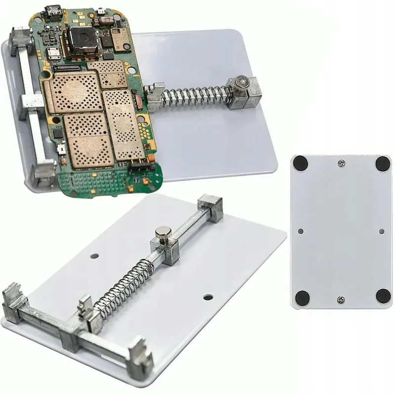 Uusi Malli PCB-pidike TE-7 – Lämpöä kestävä, Vahva jousikiinnitys, Mitat 80x117 mm