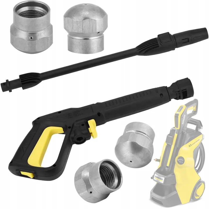 Vaihto-osa painepesuriin Kärcher K2–K7 varten – Click Connect, Max 150 bar, Vario-suutin Sertifioitu
