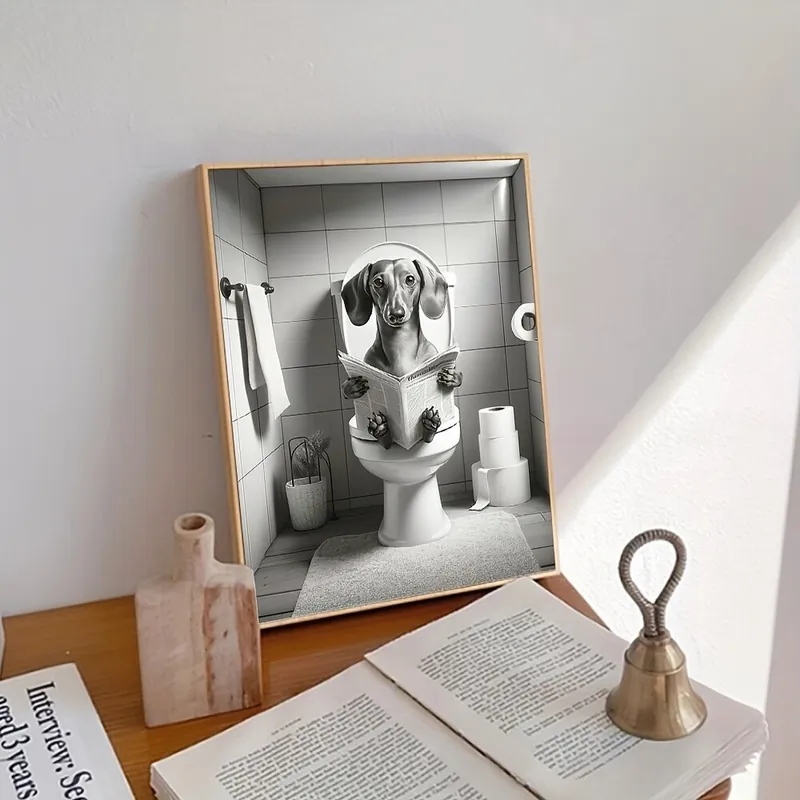 Kampanjahinta Juliste mäyräkoira, 60 * 40 cm / 23,6 * 15,7 colio / be rėmelio