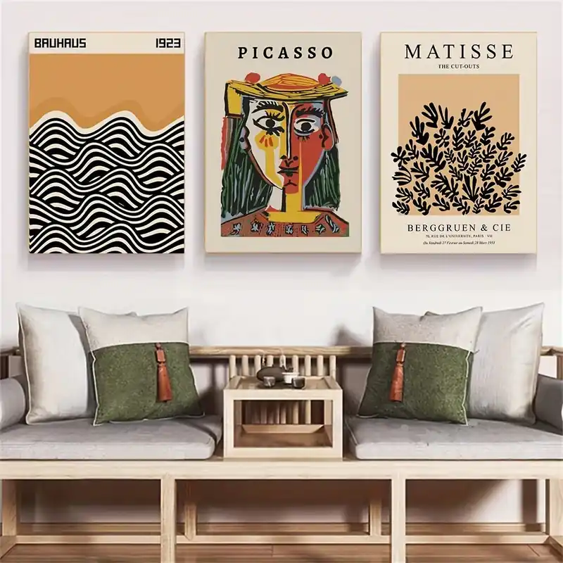 Julistesetti, 3 kpl, 30 × 40 cm × 3P Be rėmelio Osta Verkossa