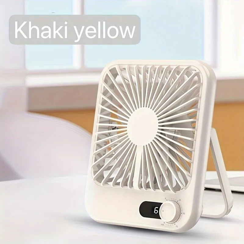 Tilaa Nyt Pöytätuuletin, Khaki geltona