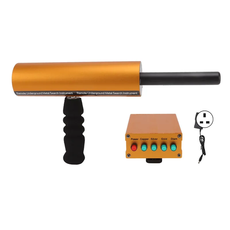 800 metrin kantama AKS-metallinpaljastin, 14 metrin syvyys metallinpaljaskanneri alumiinirakenteella, 100-240V UK-pistoke, Gold Edition -metallinpaljastinlaitteet Viikonlopputarjous