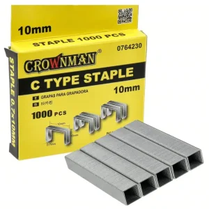 Tyypin C niitit, 1000 kpl, 0,7x10mm, huonekalujen verhoiluun Alennettu