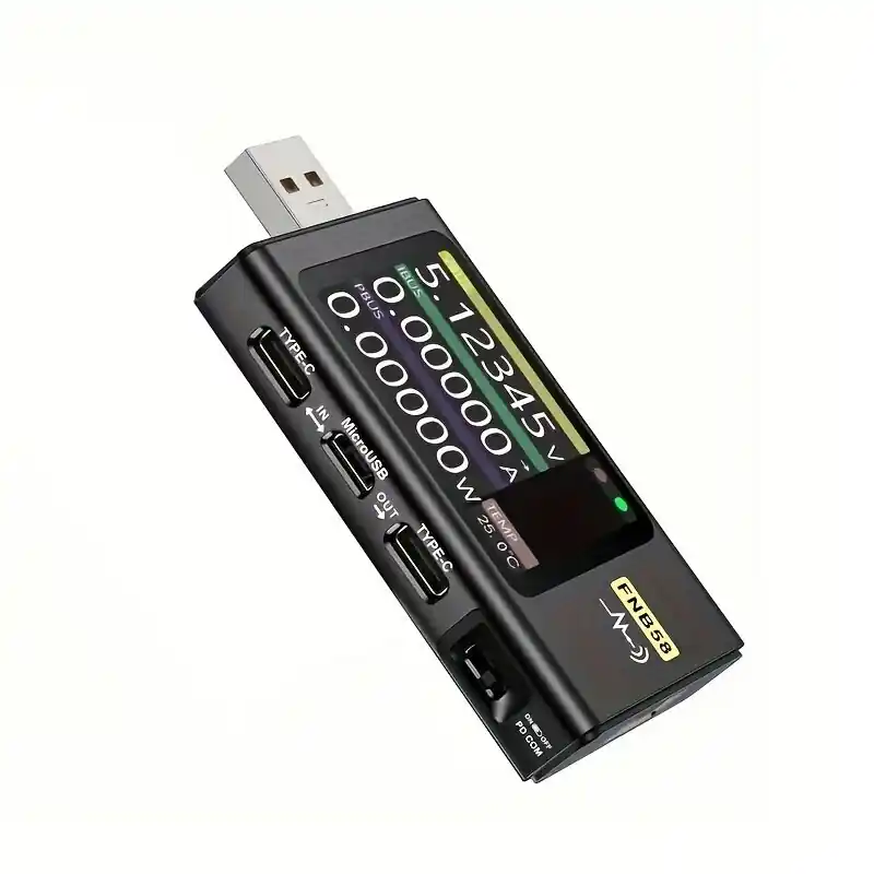 Merkkituote FNB58 USB-testeri - Jännite- ja virtamittari, Juoda