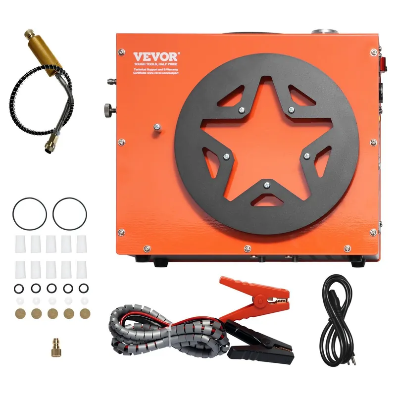Tehdashinta PCP-ilmakompressori Vevor DC 12V / AC 230V