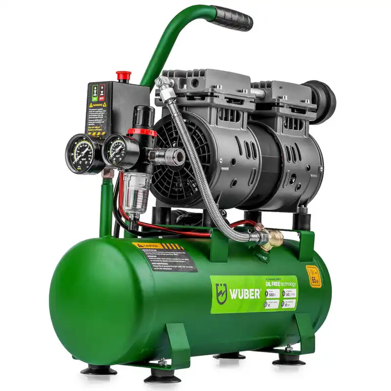 Öljytön ilmakompressori Wuber W54009, 9L Turvallinen Maksu