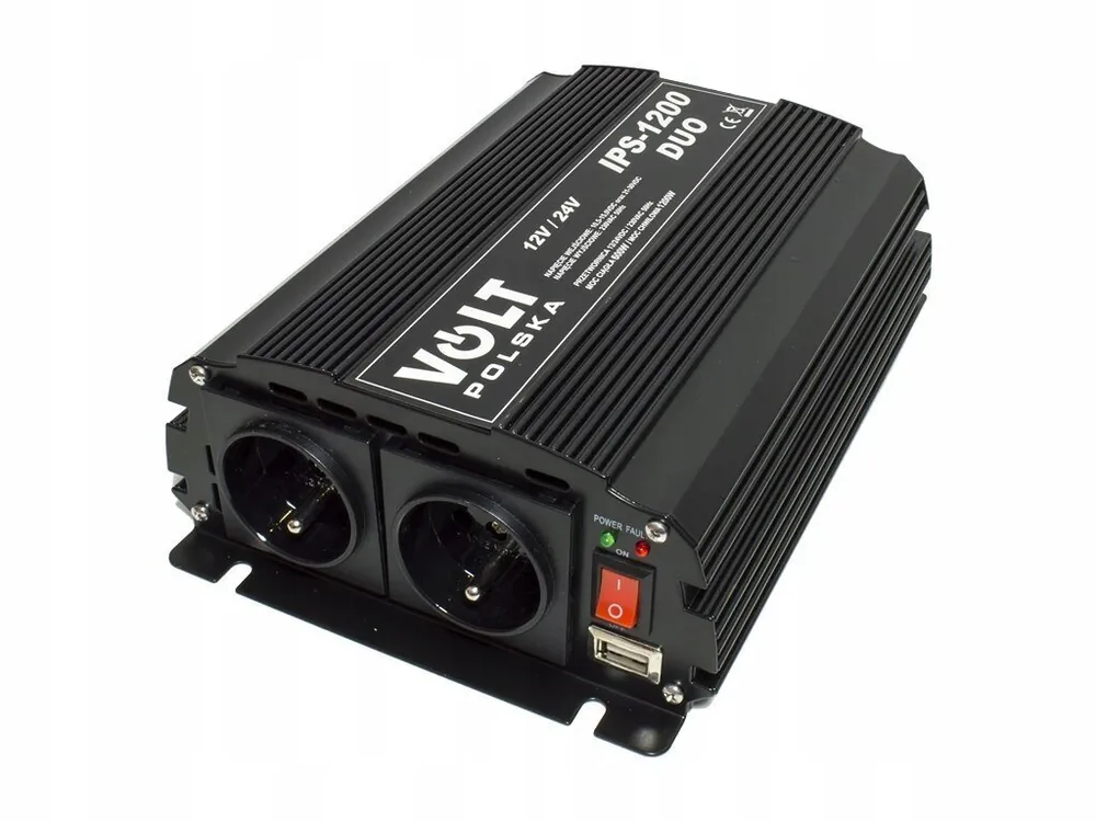 VOLT MUUNTAMINEN IPS-1200 DUO 12V 24V/230V 600X1200W Suosittu