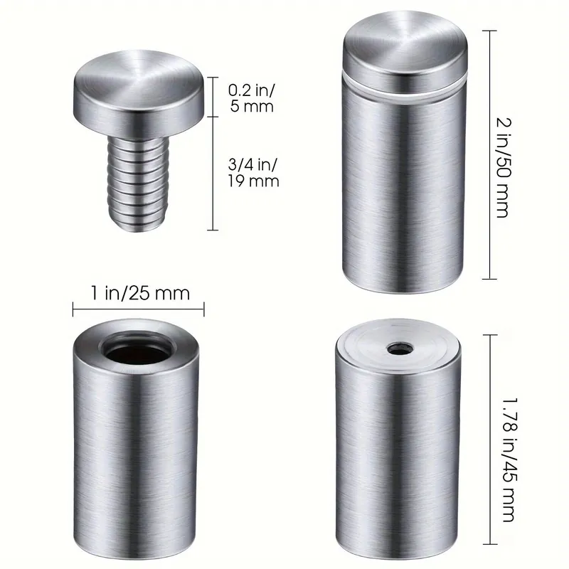 Lasikehys Seinäteline Sarja, 25 mm * 50 mm (1 colis * 2 coliai) Aito