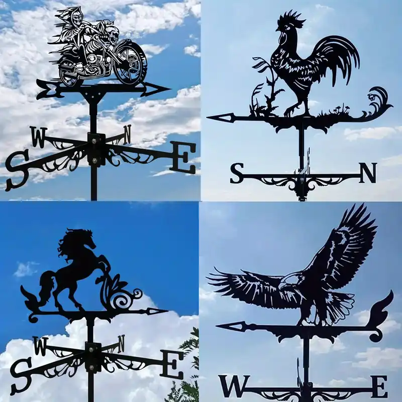 tuuliviiri, ruostumaton teräs, Wind vane - Owl Kausialennus