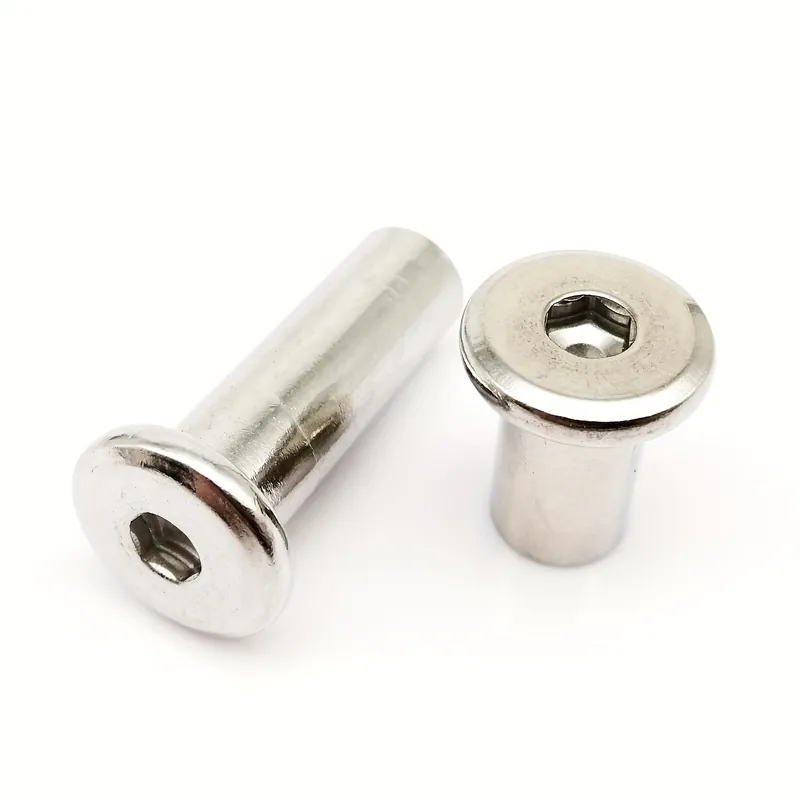 Huonekalujen M6 kierren insertitävät mutterit, 5vnt M6x40 Tilaa Heti