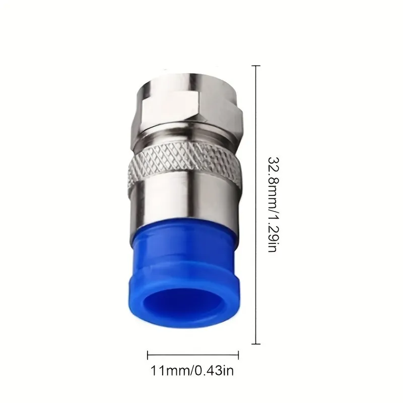 D-FLIFE Puristimet RG6 Kaapeleille, Mėlyna*2 + Juoda*2 Tilaa Heti