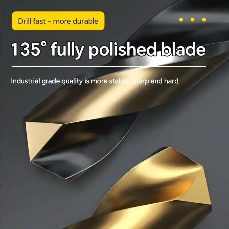 Kaksipäinen kobolttipora metalliporanterä puuporanterä, Super Hard M4341 Dvigalvis 4,0 mm 1 dėžutės gręžtuvas Älä Missaa
