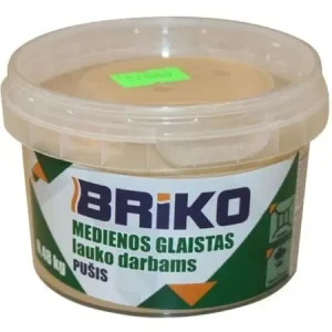 Uutuus Briko Wood Filler ulkokäyttöön mänty 0,48 kg