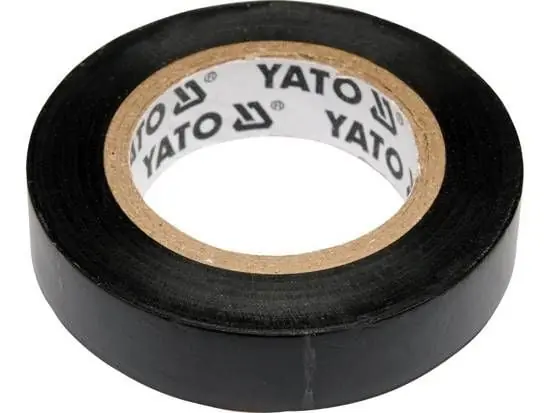 Erikoistarjous Yato sähköeristysnauha 12mm x 0.13mm 10m musta (YT-8152)