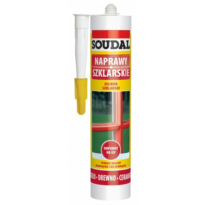 Soudal lasisilikoni kirkas 280ml - Silikoni ja SO BEZ Uusi Kokoelma