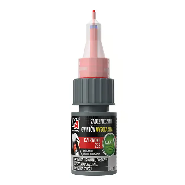 Edullinen MA PROFESSIONAL - Kierrelukite Punainen - Kestävä 10 ml irtotavarana